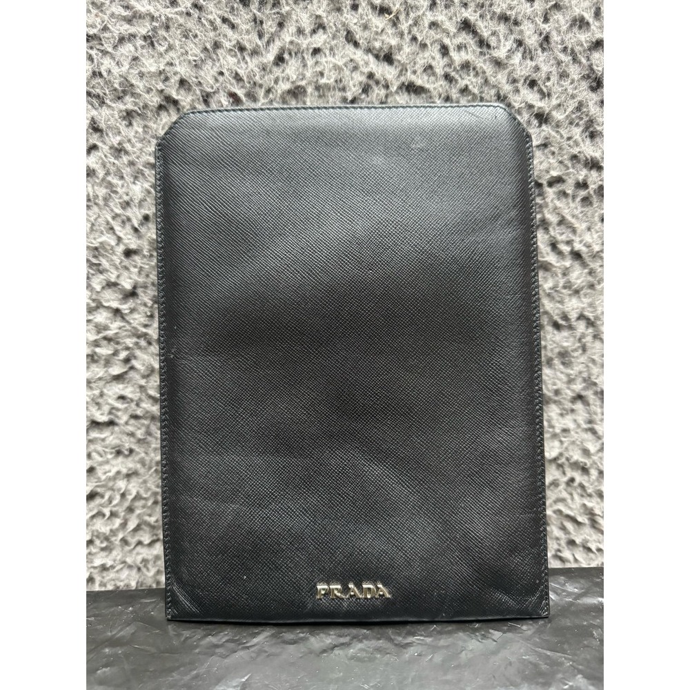 Prada Milano iPad Mini Case Saffiano Leather Black‎ 6 x 8